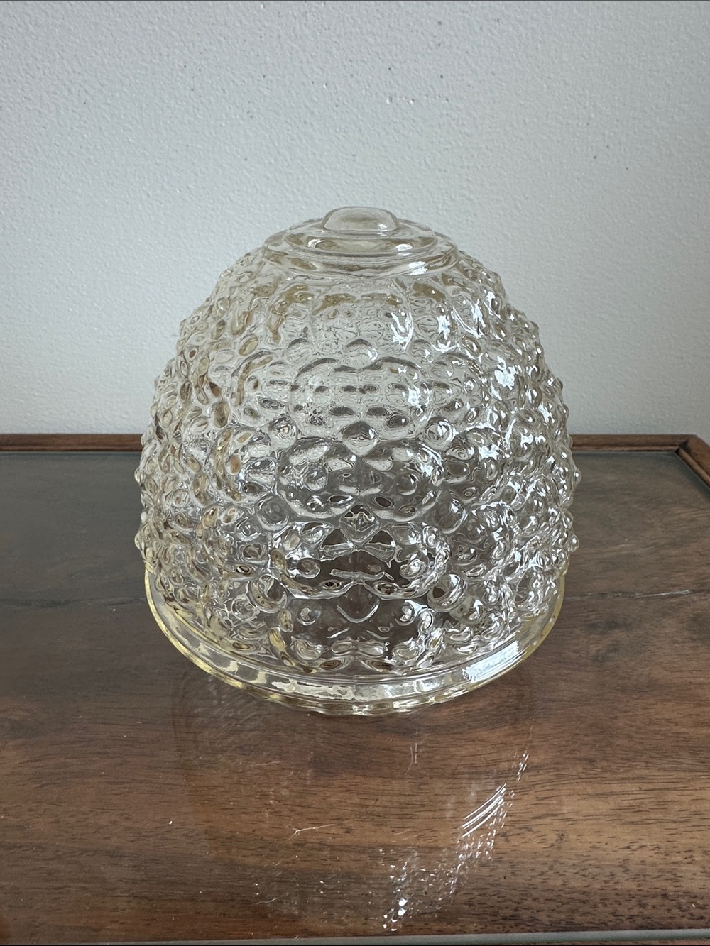 Vintage Hobnail Acorn Lamp Shade